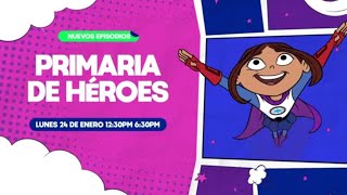 Promo Discovery Kids Nuevos Episodios De Primaria De Héroes Año 2022 [upl. by Yevette]