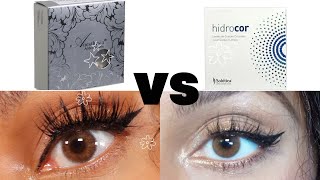 New Solotica Hidrocor Agata vs Anesthesia Addict Marron Which Brown is better Millzladiva [upl. by Nnaeiram]