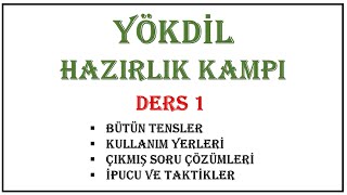 YÖKDİL HAZIRLIK KAMPI DERS 1 [upl. by Nancy286]