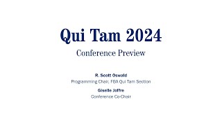 A Preview of the FBAs quotQui Tam 2024quot Conference [upl. by Alleacim]