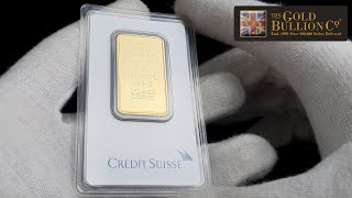 100g Credit Suisse Gold Bar I Buy Now [upl. by Eugilegna607]