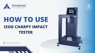 How to Use Izod Charpy Impact Tester Machine [upl. by Neimad763]