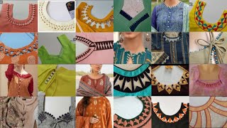 Trendy Neck Designs 2024  Gale Ke Design 2024  Neck Design with lace  New Neck Design 2024 [upl. by Haisej]