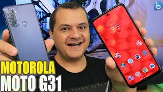 NOVO MOTO G31  Agora com TELA AMOLED e MAIS DESEMPENHO Análise  Review [upl. by Aicssej]