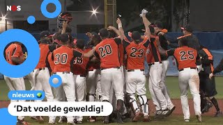 Nederlandse honkballers zijn Europees kampioen [upl. by Aisetal]