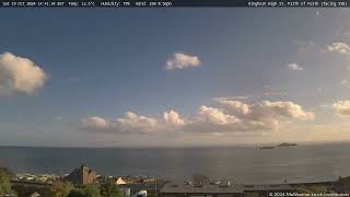 19 October 2024  Kinghorn WeatherCam Timelapse [upl. by Anaderol27]