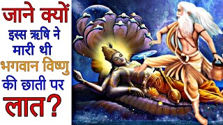 महर्षि भृगु ने क्यों मारी थी भगवान विष्णु🙏 की छाती पर लात Why Rishi Bhrigu kicked the Lord Vishnu [upl. by Triny105]