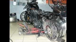 Harley Davidson Wide Tire 250 Sportster 48 POLAND by Power Choppers [upl. by Sekofski]