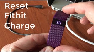 How to Reset Fitbit Charge and Charge hr [upl. by Roti]