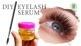 Diy Eyelash Serum  All Natural Eyelash Grow Serum [upl. by Nalhsa767]