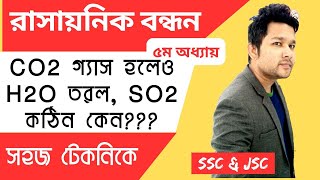 CO2 গ্যাস হলেও H2O তরল কেন  H2O তরল কিন্তু H2S গ্যাসীয় কেন  CO2 গ্যাস কিন্তু SiO2 কঠিন পদার্থ কেন [upl. by Akenat]