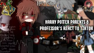 Harry Potter Parents And Professors React To TikTokKinemasterGCGachaArtİbispaint [upl. by Nalahs]