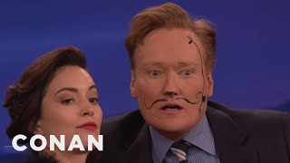 Britt Lower Paints Conan’s Favorite Animal  CONAN on TBS [upl. by Cataldo609]