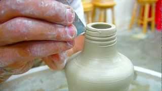 How to make a screw top bottle  Clay Craft Malaysia [upl. by Nino]