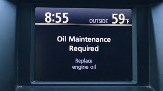 Toyota Highlander Hybrid Limited  quotOil Maintenance Requiredquot Message Reset Procedure [upl. by Cecilla]