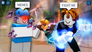 ROBLOX Strongest Battlegrounds  Funny Moments MEMES [upl. by Aicenet]