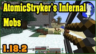 AtomicStrykers Infernal Mobs Mod 1182 Download  How to install it for Minecraft PC [upl. by Mahgem]