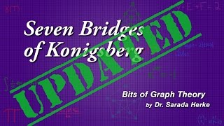 Graph Theory 01 Seven Bridges of Konigsberg [upl. by Ttik]