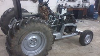 traktor sam 126p  Homemade tractor [upl. by Noak]