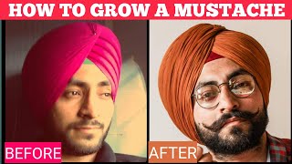 How To Grow A Mustache Fast  Moustache Growing Tips  Muchh  Home Remedies For Mustache Growth oil [upl. by Milka353]