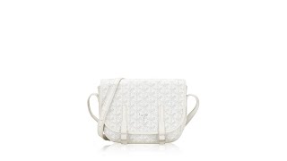 Goyard Goyardine Belvedere PM Messenger White [upl. by Arodoet]