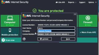 How to reactivate your AVG with new license number [upl. by Hennessy]