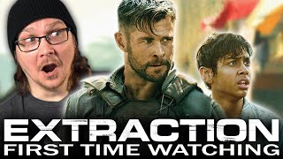 EXTRACTION MOVIE REACTION  First Time Watching  Movie Review [upl. by Nnylav]