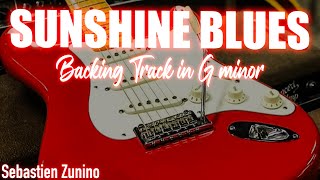 Shining Blues Backing Track in G minor  SZBT 1054 [upl. by Plank]