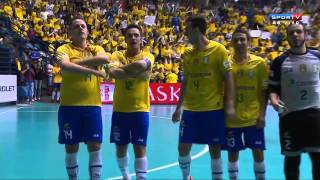 FutsalFINAL Brasil 7 x 2 Colômbia  CAMPEÃO Grand Prix Futsal 2014 [upl. by Bradway]