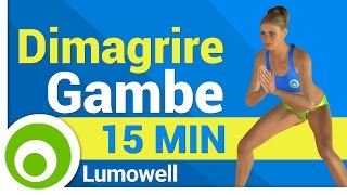 Come Dimagrire le Gambe Cardio ed Esercizi di Tonificazione [upl. by Cort]