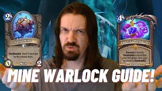 Phylactery Naval Mine Warlock Guide  Hearthstone [upl. by Nolitta435]