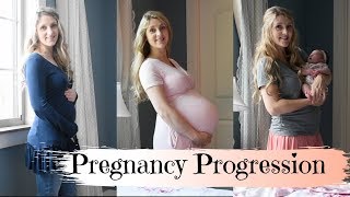 Pregnancy Progression  My 7th Baby Time Lapse [upl. by Joselow]