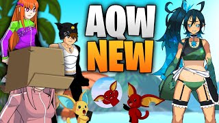 Crazy NEW Items FOR AQW [upl. by Nosmoht]