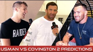 Kamaru Usman vs Colby Covington 2 Predictions UFC 268 PT 2 [upl. by Rina]