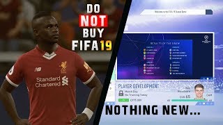 FIFA 19 IS A SCAM An Honest FANS View on FIFA 19 Career Mode BETA GAMEPLAY FIFA19 BetaGameplay [upl. by Ailic616]