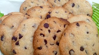 Galletas tipo Chips Ahoy con mambo lasrecetasdenineta [upl. by Anaillil]