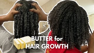 BUTTER Changed My Hair Use This Twice a Month for Long and Thick Hair Best DIY Deep Conditioner [upl. by Riva]