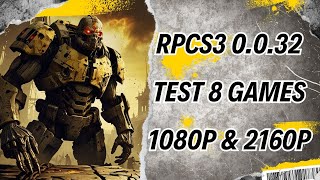 RPCS3 0032 PS3 Emulator Gameplay  Test 8 Games 1080P amp 4K on Intel Core i5 12400f GTX 970 [upl. by Esnofla]