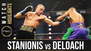 Stanionis vs DeLoach HIGHLIGHTS November 4 2020  PBC on FS1 [upl. by Earb433]