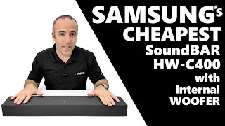 Samsung HWC400 Cheapest Soubdbar is it Any Good [upl. by Tutankhamen]