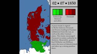 First Schleswig War 184852 [upl. by Milburr]