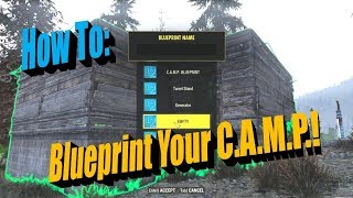 How to Blueprint Your CAMP in Fallout 76 Blueprinting Your CAMP  Moving Part 2 [upl. by Iliram]