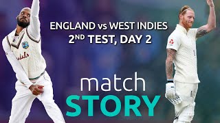 Highlights  West Indies v England  Brathwaite Impresses Before WI Dig In  1st Apex Test Day 2 [upl. by Johns]