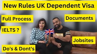 UK Dependent Visa Requirements in Hindi Job Opportunities for Dependents Visa  UK Spouse Visa 2023 [upl. by Tudor]