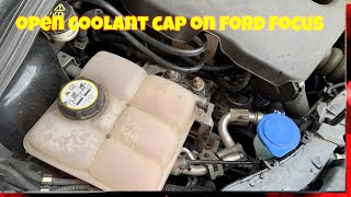 How To Remove A Coolant Cap On A Ford Focus [upl. by Teague]