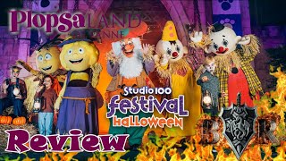 Review  Plopsaland Studio 100 Festival Halloween 2024 [upl. by Yenmor781]