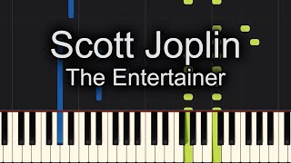 The Entertainer Piano  How to Play Scott Joplin The Entertainer Piano Tutorial [upl. by Gwyneth942]