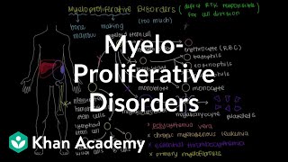 What are myeloproliferative disorders  Hematologic System Diseases  NCLEXRN  Khan Academy [upl. by Sivatnod]