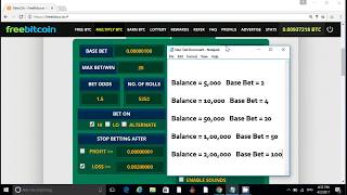 freebitcoin new multiply trick of auto bet [upl. by Kirwin455]