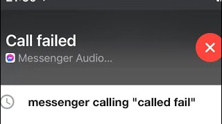 Fix messenger call failed problem 2024  messenger call problem  call failed in messenger problem [upl. by Anaed]